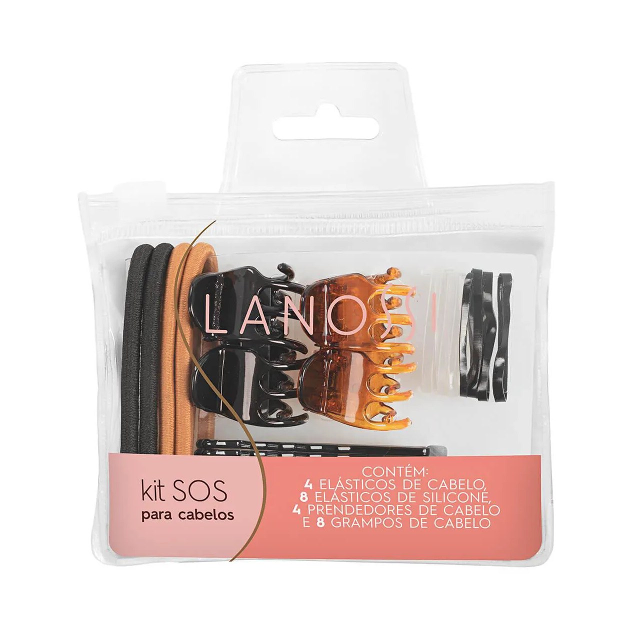 Piranha de Cabelo Lanossi Misto - 6 unidades