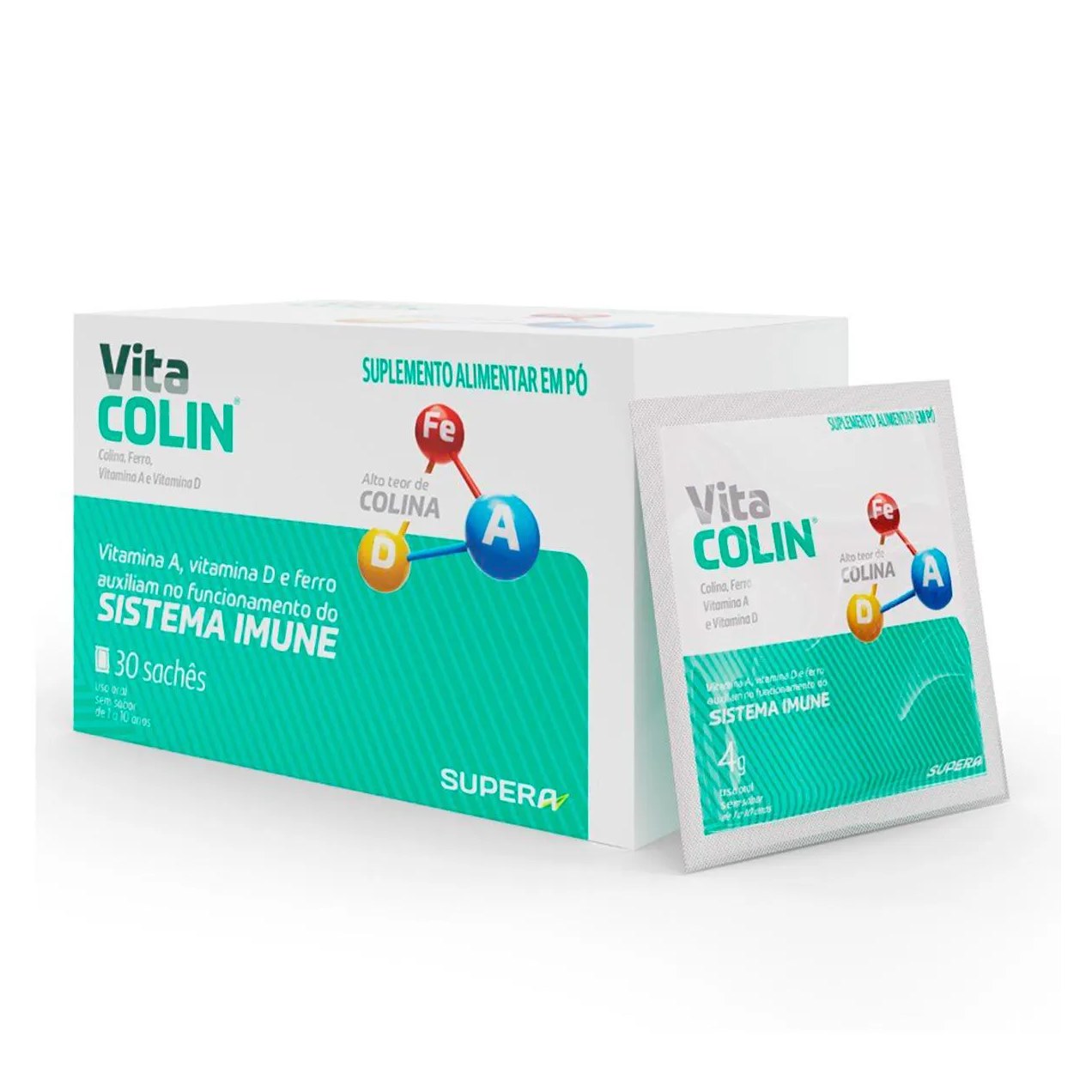 Polivitamínico Vita Colin em Pó 30 sachês