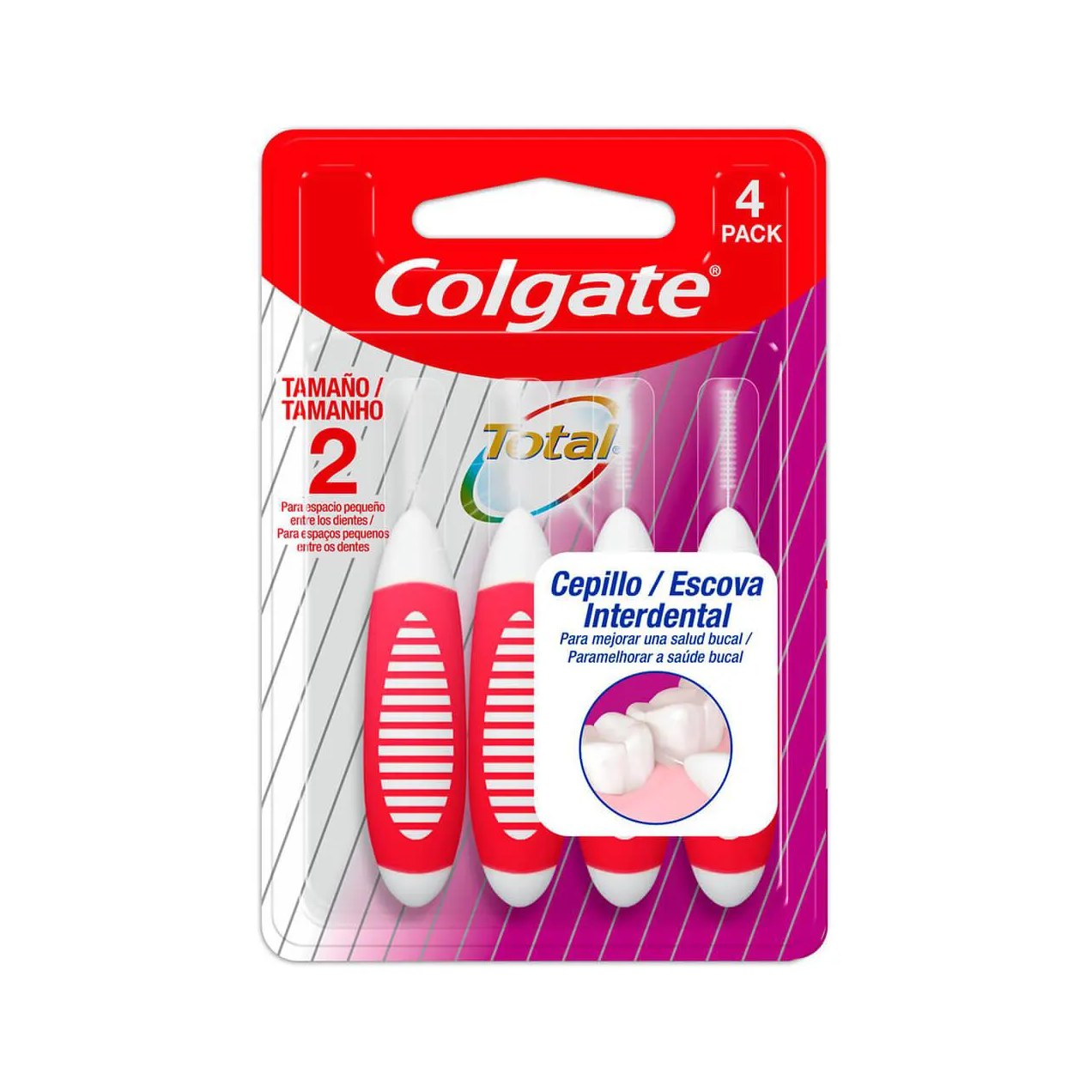 Escova Interdental Colgate com 4 unidades
