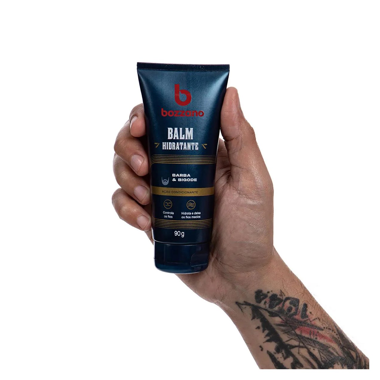 Bálsamo Barba e Bigode Bozzano Hidratante com 90g