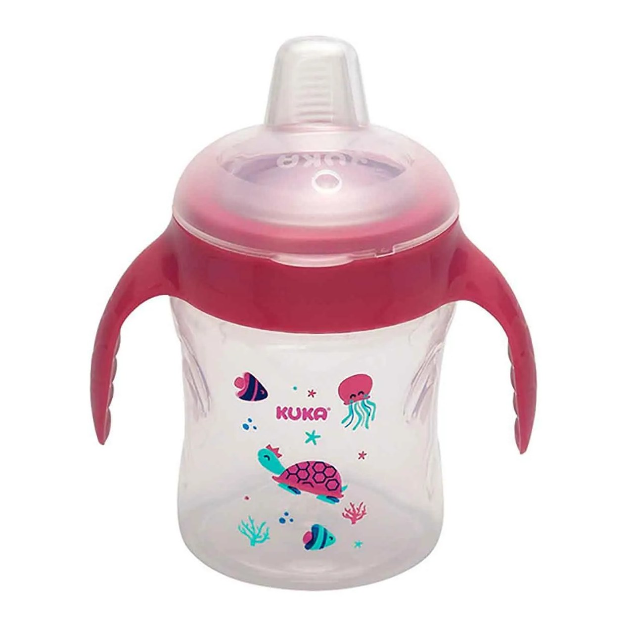 Caneca de Treinamento Kuka Decorada Fun Vermelha 200ml