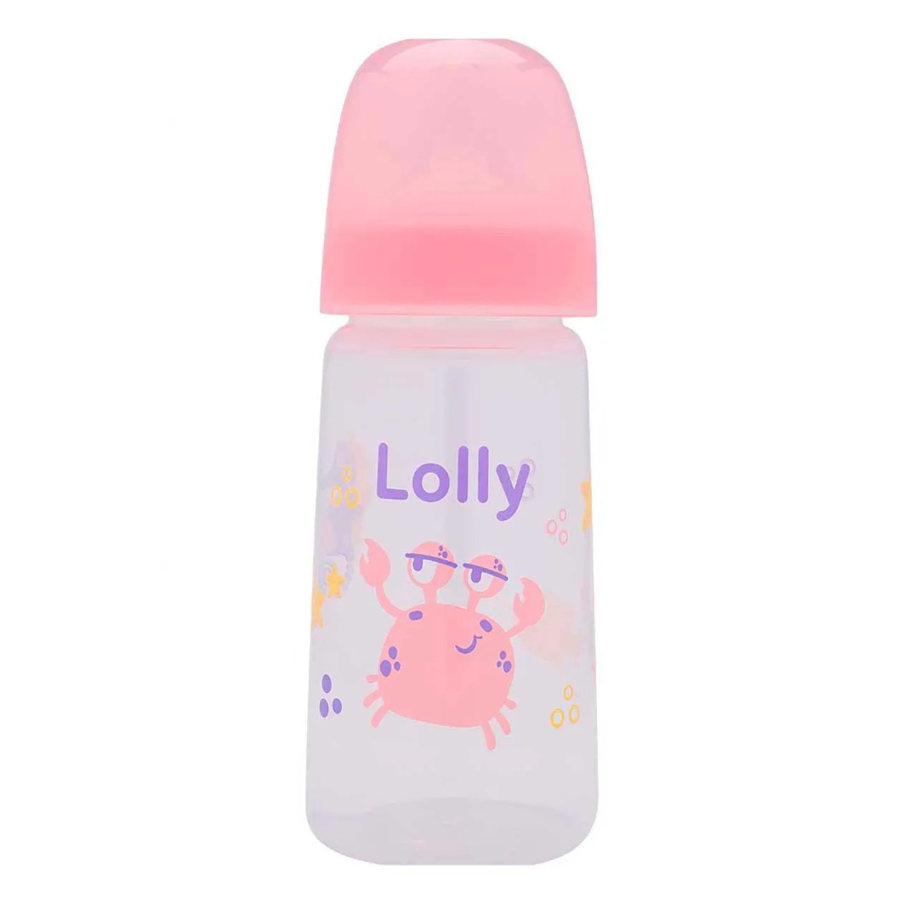 Mamadeira Lolly Big Oceano Rosa de 330ml - 1 unidade