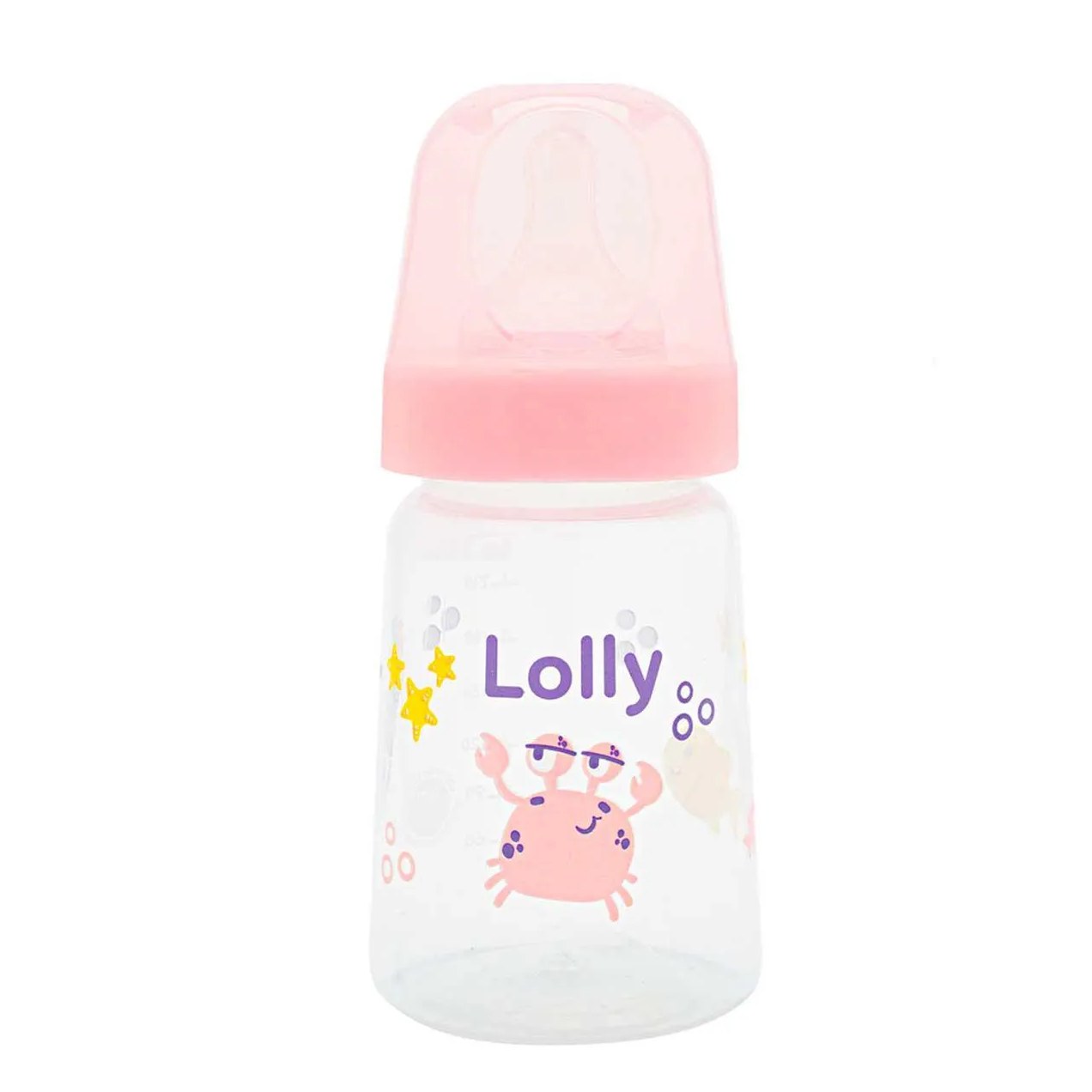 Mamadeira Lolly Big Oceano Rosa 240ml - 1 unidade