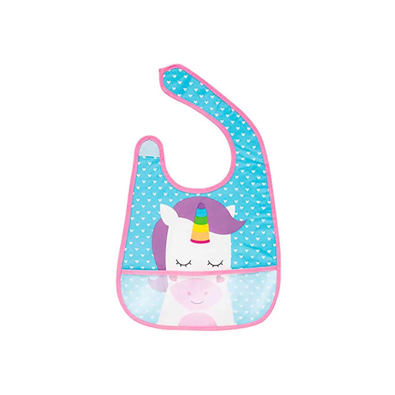 Babador com Bolso Buba Baby Unicórnio 1 unidade