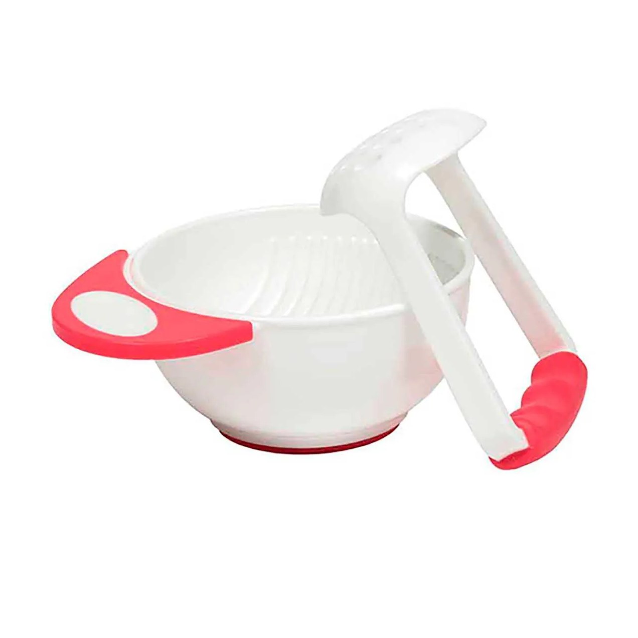 Kit Amassador para Papinha Buba Baby Rosa com 1 unidade