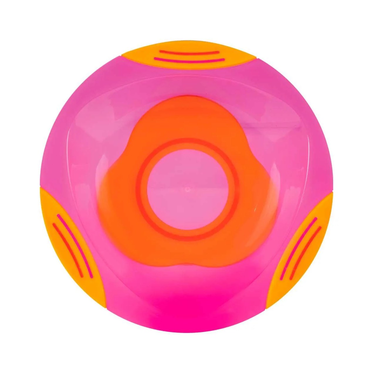 Prato com Ventosa Buba Baby Fun Rosa 1 unidade