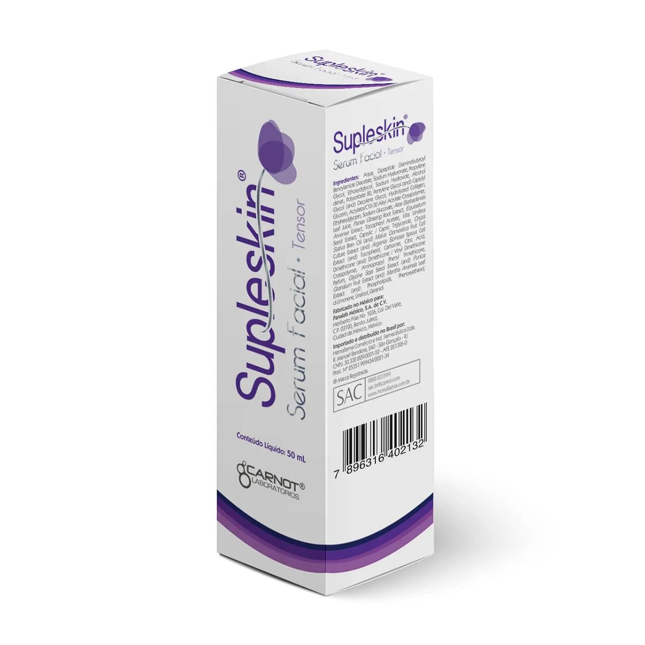 Sérum Facial Tensor Carnot Supleskin Anti-Idade com 50ml