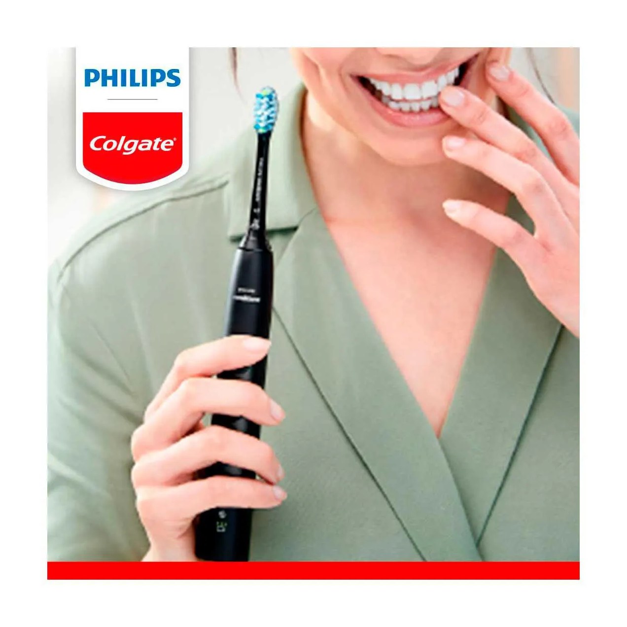 Escova de Dente Elétrica Philips Colgate SonicPro 70 + 3 Regis+ 1 Estojo