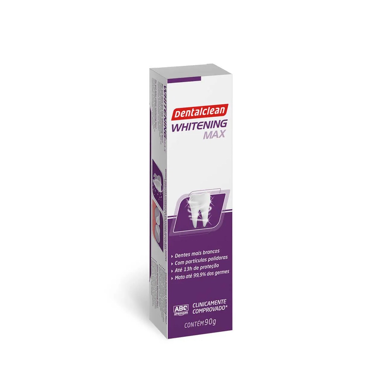 Gel Dental com Flúor Dentalclean Whitening Max Dentes mais Brancos com 90g