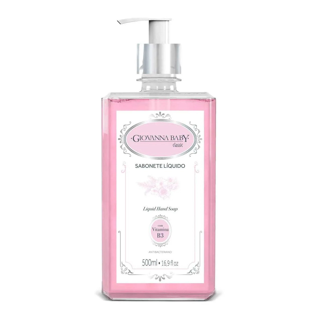 Sabonete Líquido Antibacteriano Giovanna Baby Classic com 500ml