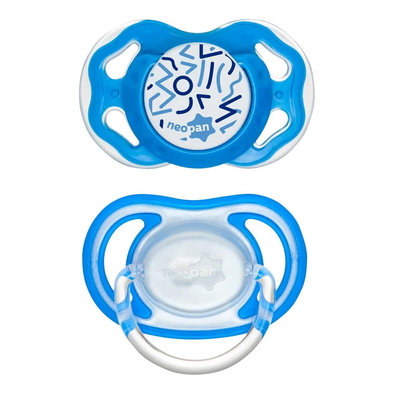 Chupeta Neopan Soft Duo Tamanho 2 Azul - 2 unidades