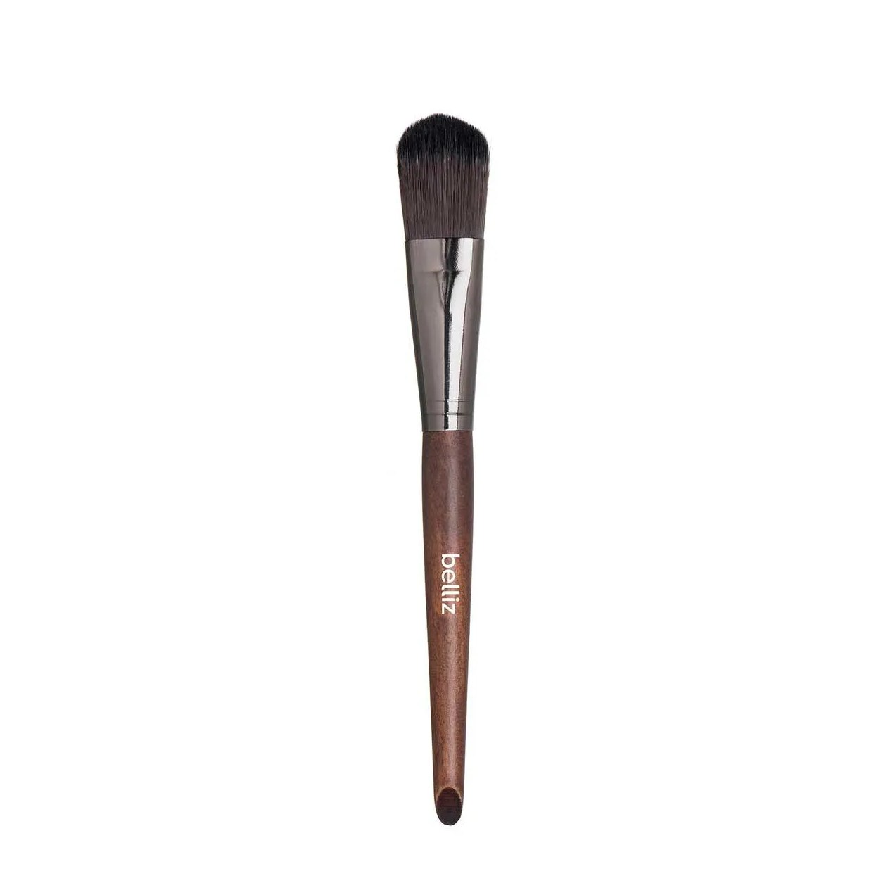 Pincel para Maquiagem Belliz Wood Base 1 Unidade
