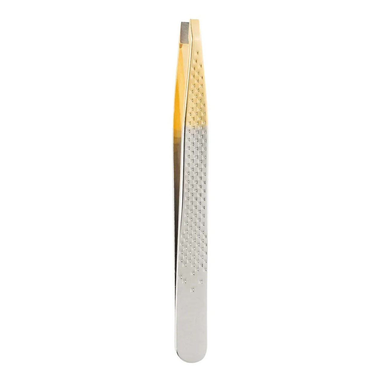 Pinça Enox Silver Gold Reta com 1 Unidade