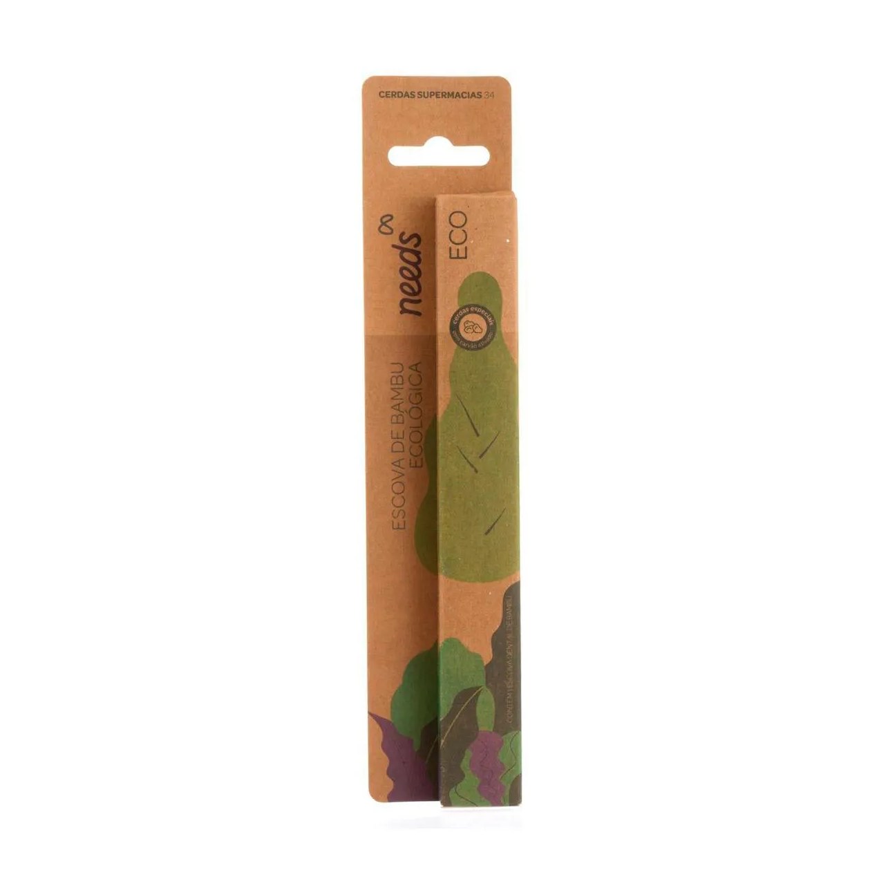 Escova de Dente de Bambu Needs Eco 1 Unidade