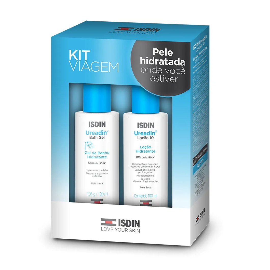 Kit Viagem Gel de Banho Ureadin + Loção com 100ml