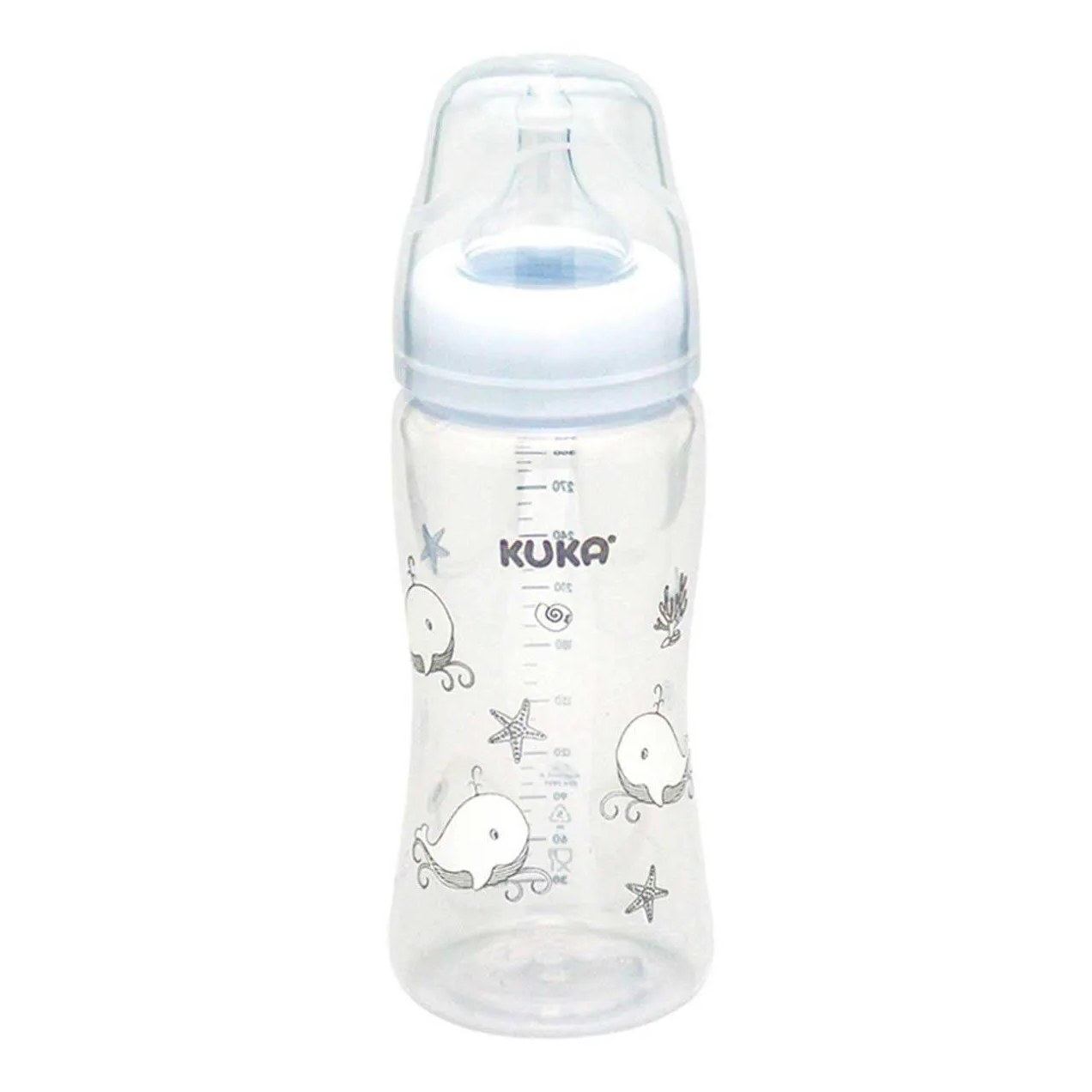 Mamadeira Kuka Essential Bico Big Universal Branca 330ml