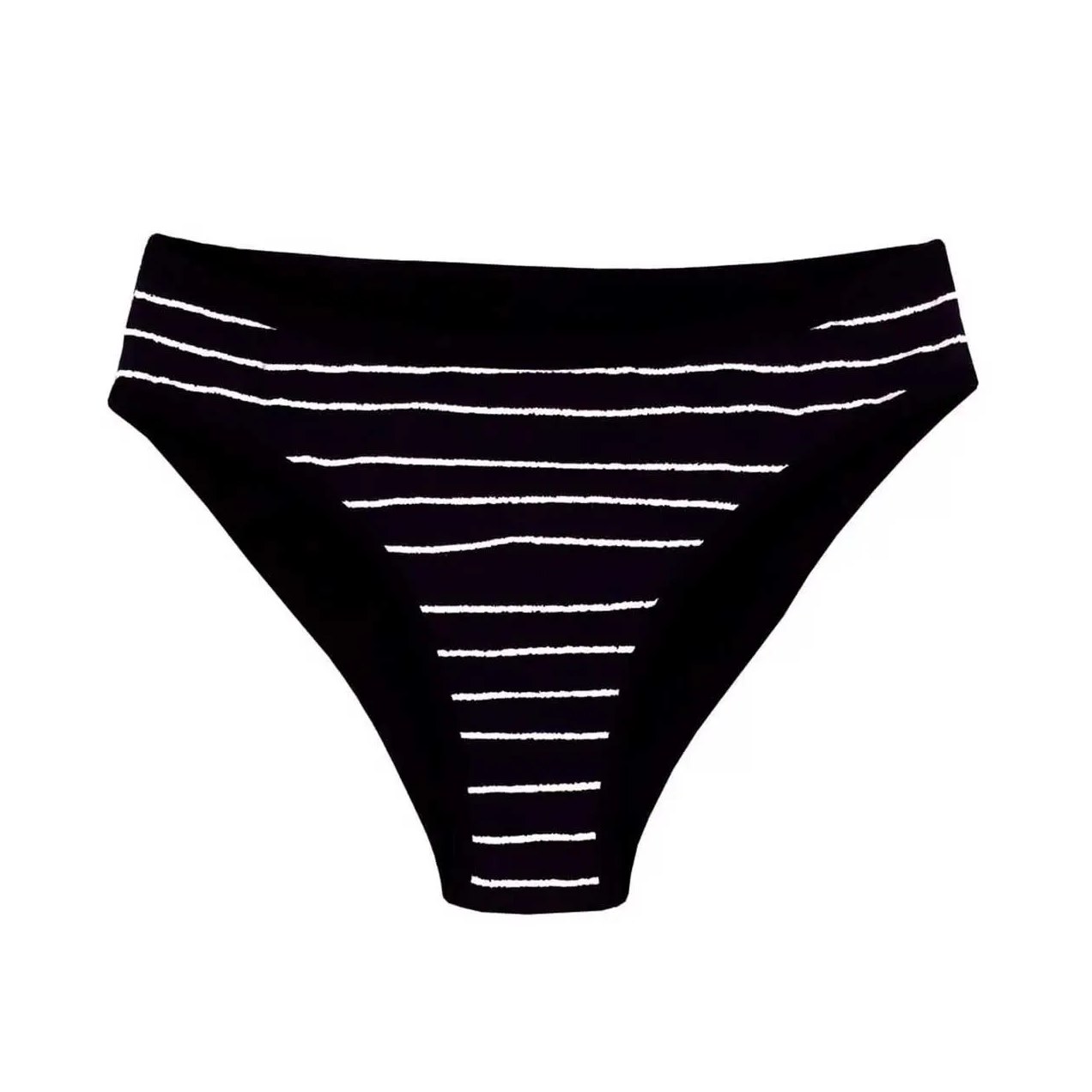 Calcinha Absorvente Bela Gil Cor Preta e Branca Tamanho G - 1 Unidade