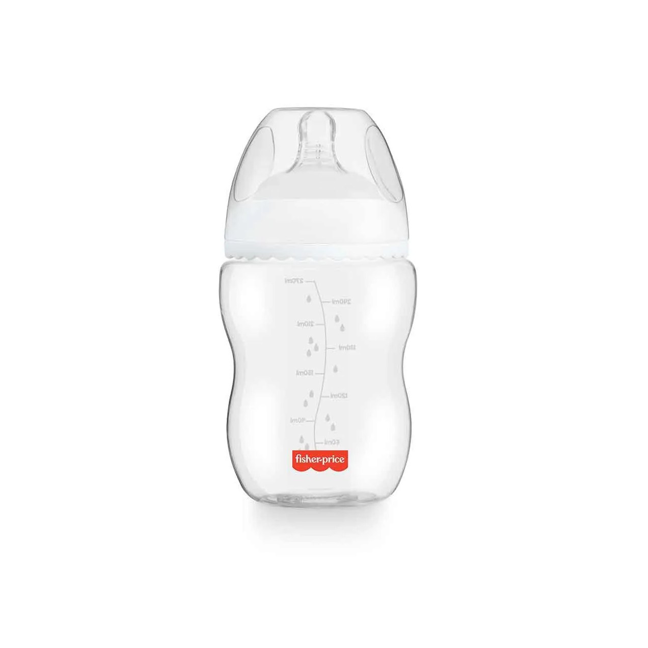 Mamadeira Fisher-Price First Moments Clássica Neutra 270ml - 1 Unidade