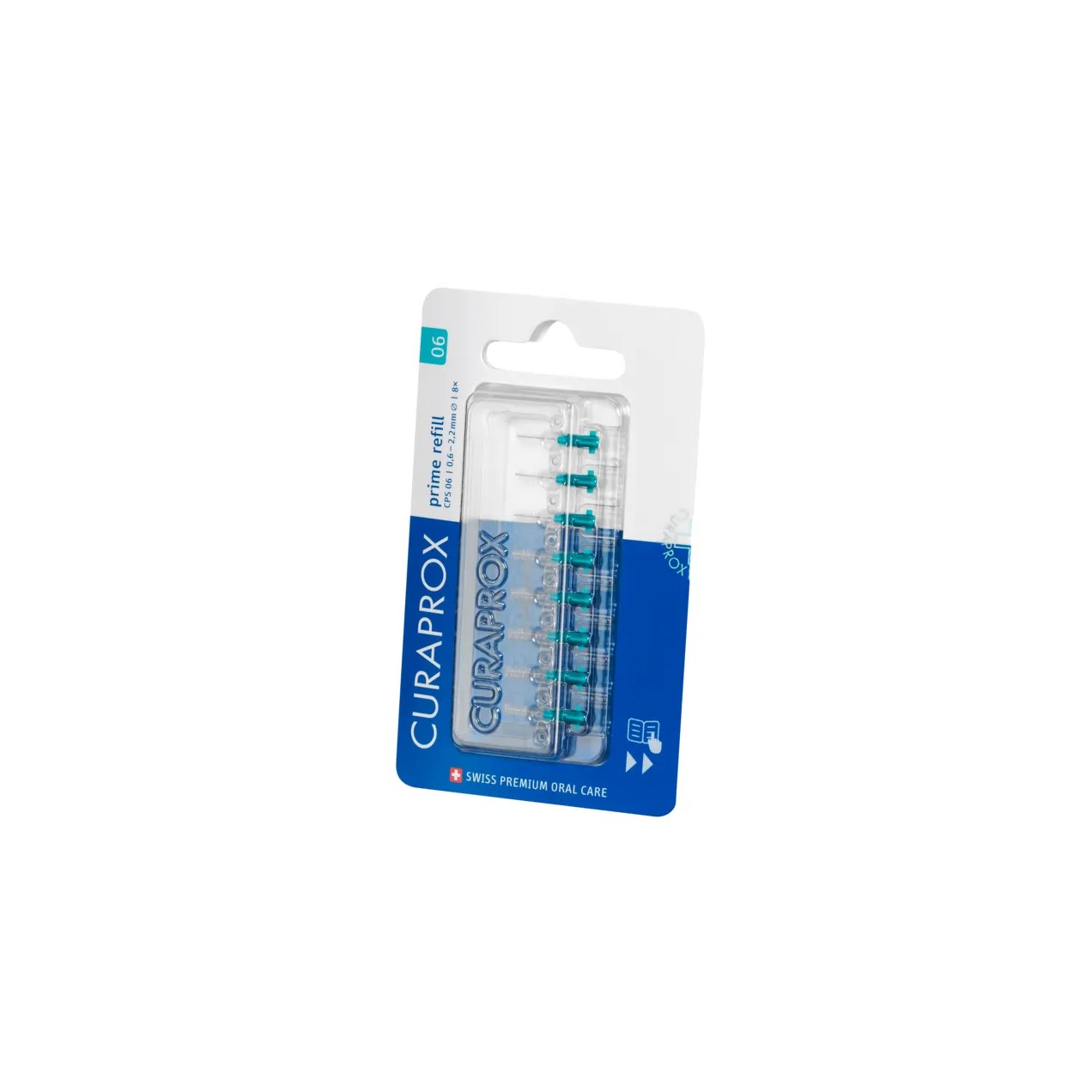 Refil para Escova Interdental Curaprox Prime 0,06mm 8 unidades