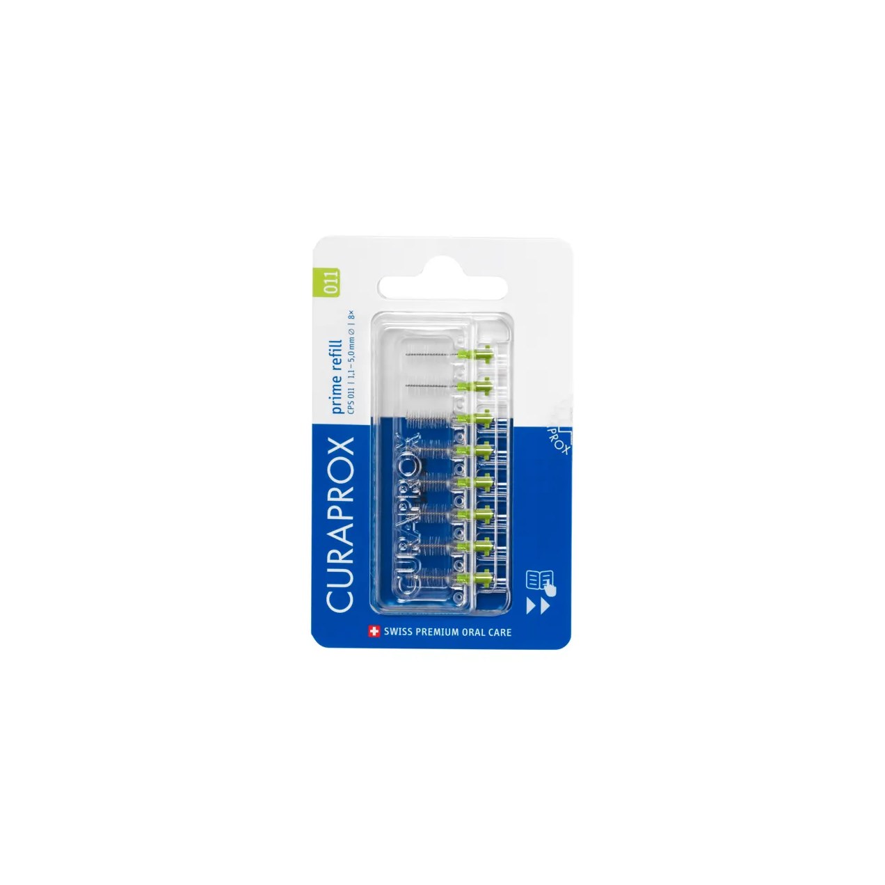 Refil para Escova Interdental Curaprox Prime 0,11mm 8 unidades