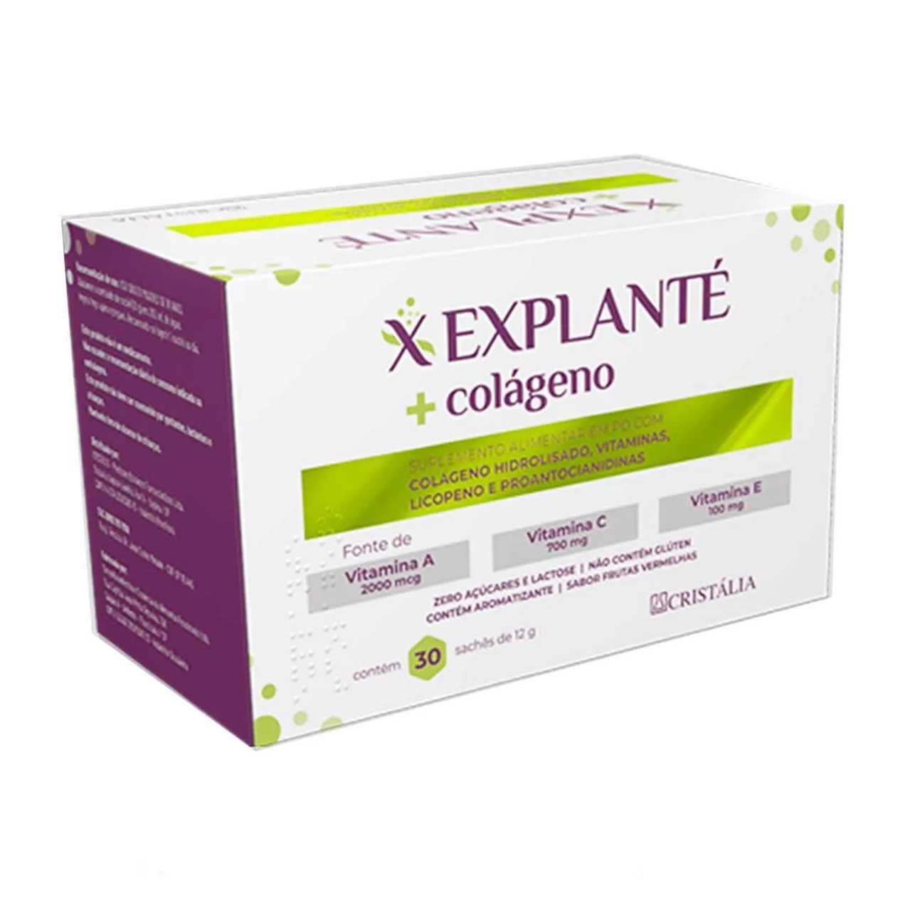 Polivitamínico Explanté + Colágeno 30 sachês de 12g cada