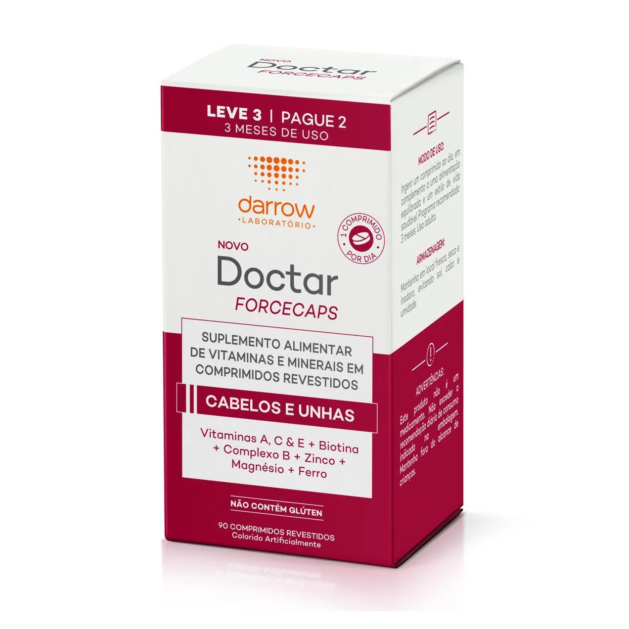 Polivitamínico Pantogar Unhas 60 cápsulas