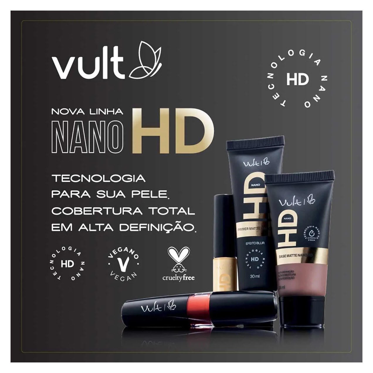 Corretivo Líquido Vult Nano HD 6g - Cor V160