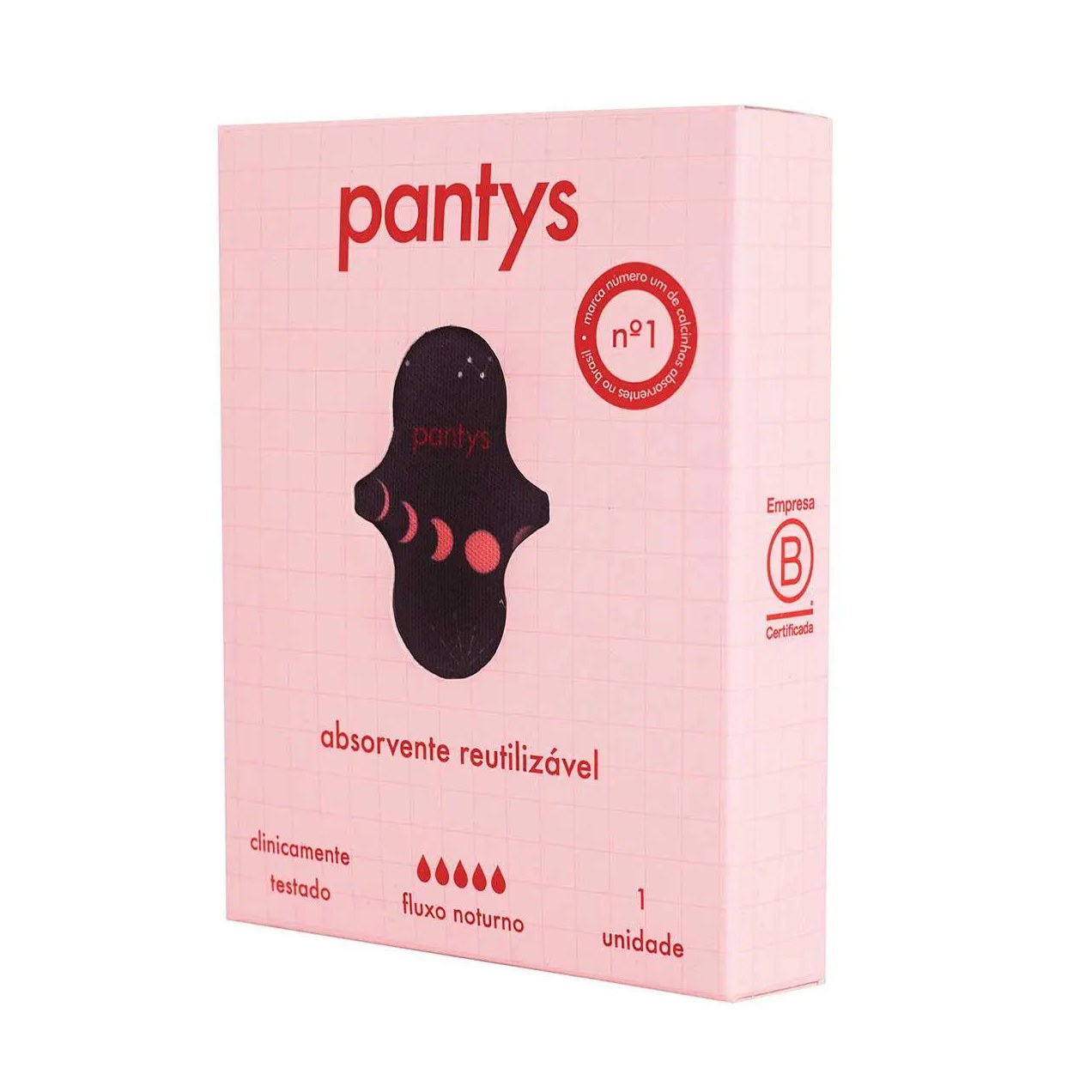 Absorvente Reutilizável Pantys Planets Fluxo Noturno - 1 unidade
