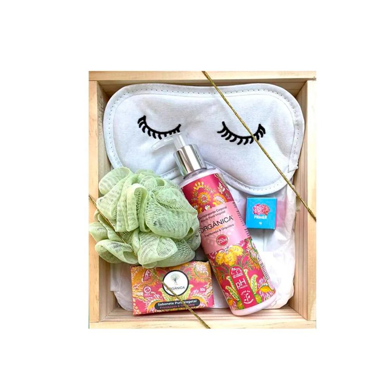 Kit Banho Spa Orgânica Chá Branco e Gengibre - 5 Produtos