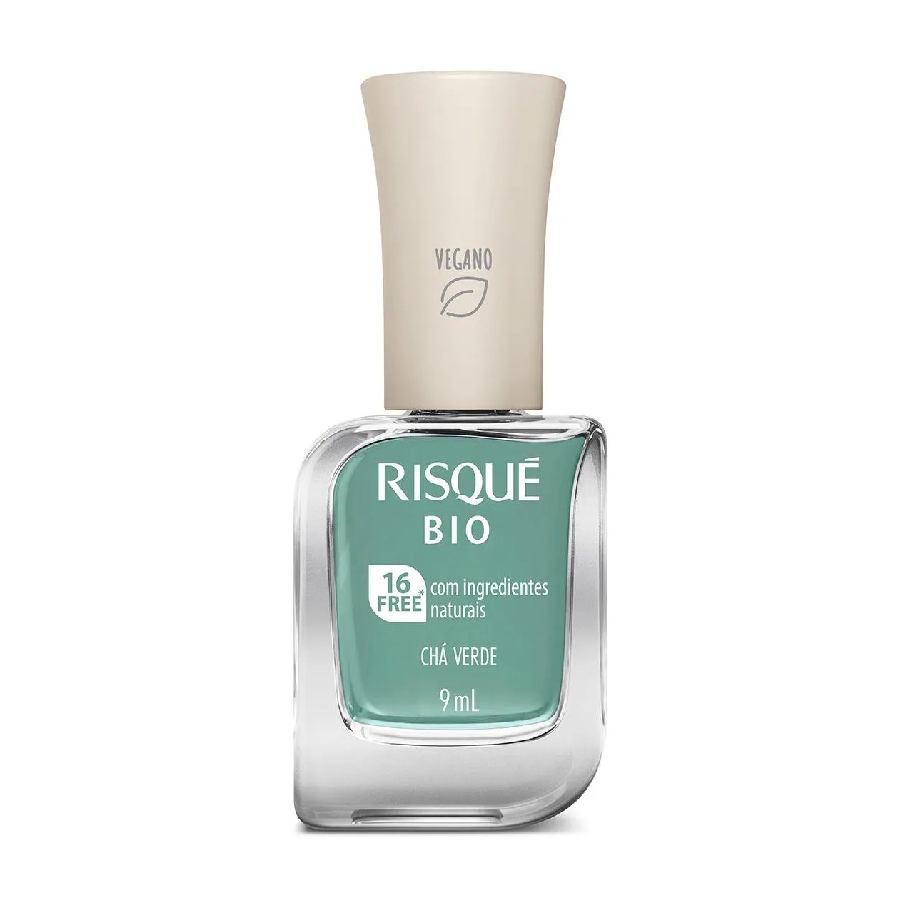 Esmalte Cremoso Risqué Bio 9ml - Chá Verde
