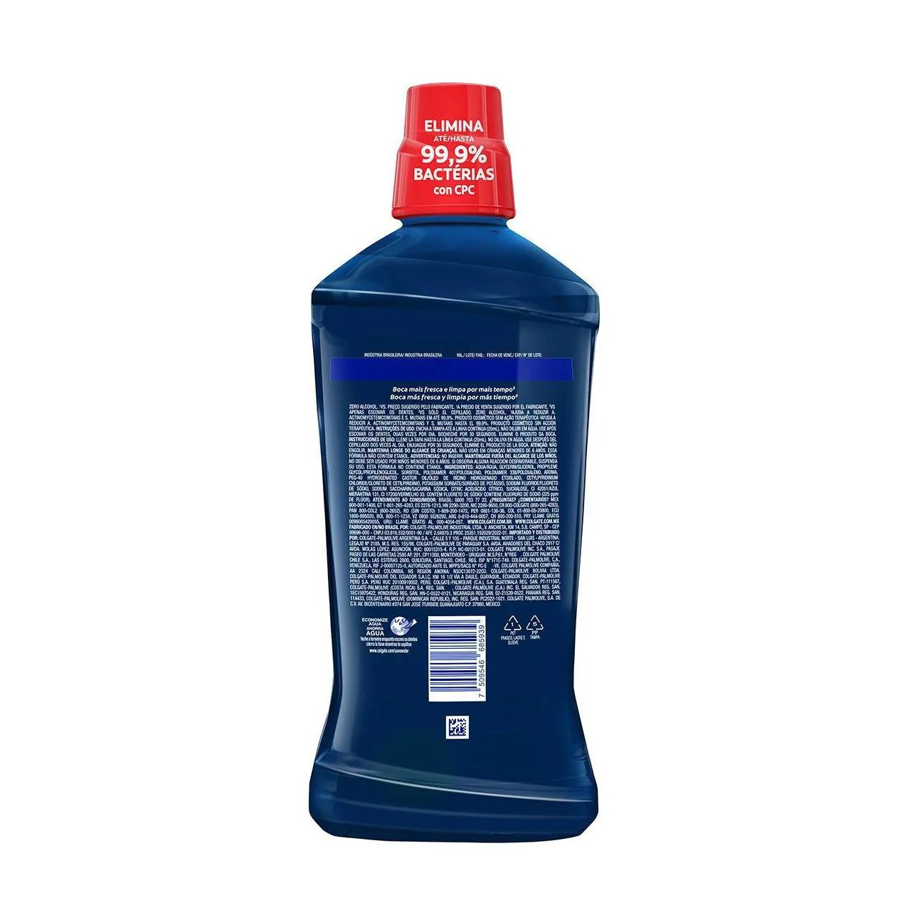 Enxaguante Bucal Sem Álcool Colgate Plax Odor Control 750ml
