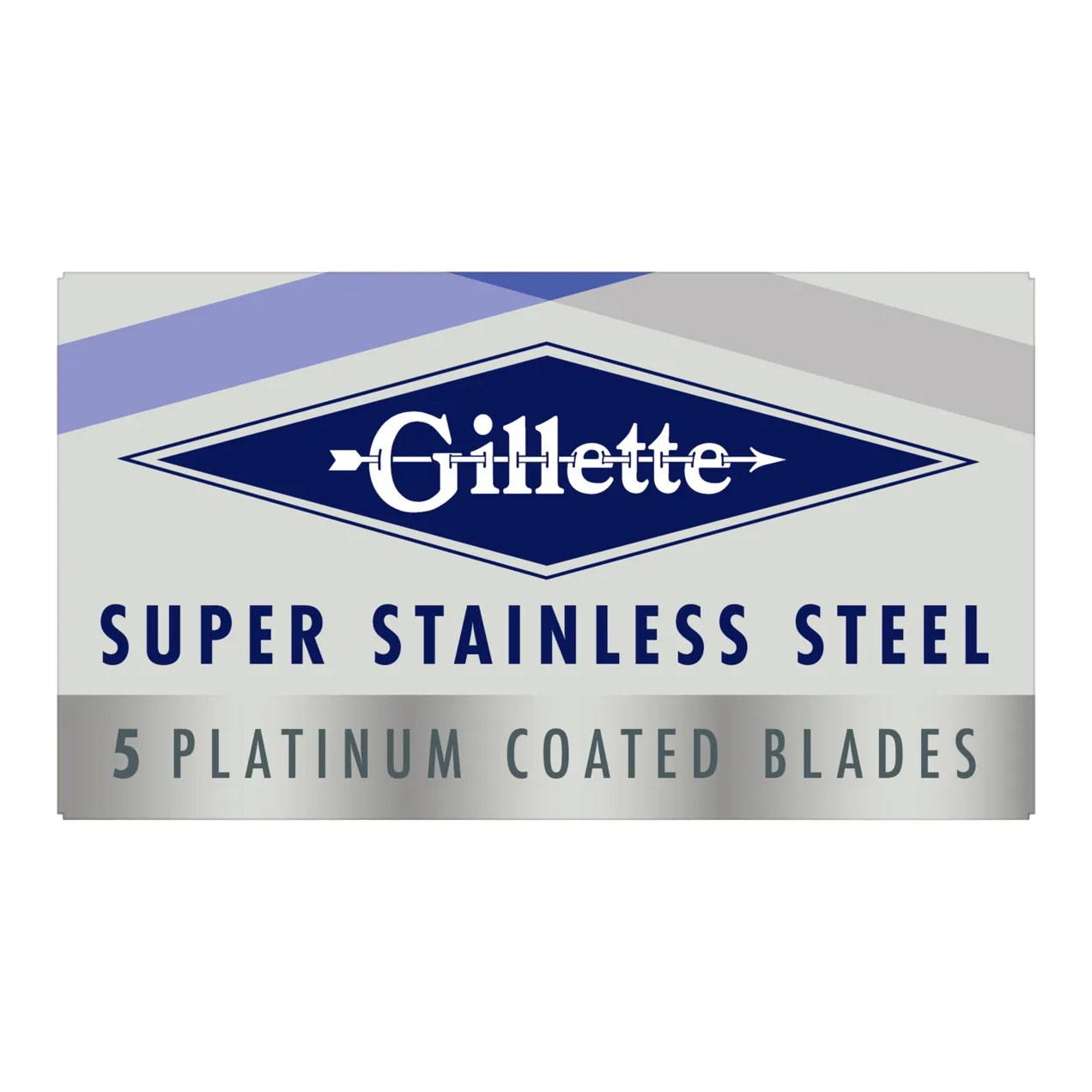Lâmina de Barbear Gillette Platinum Duplo Fio com 5 Lâminas