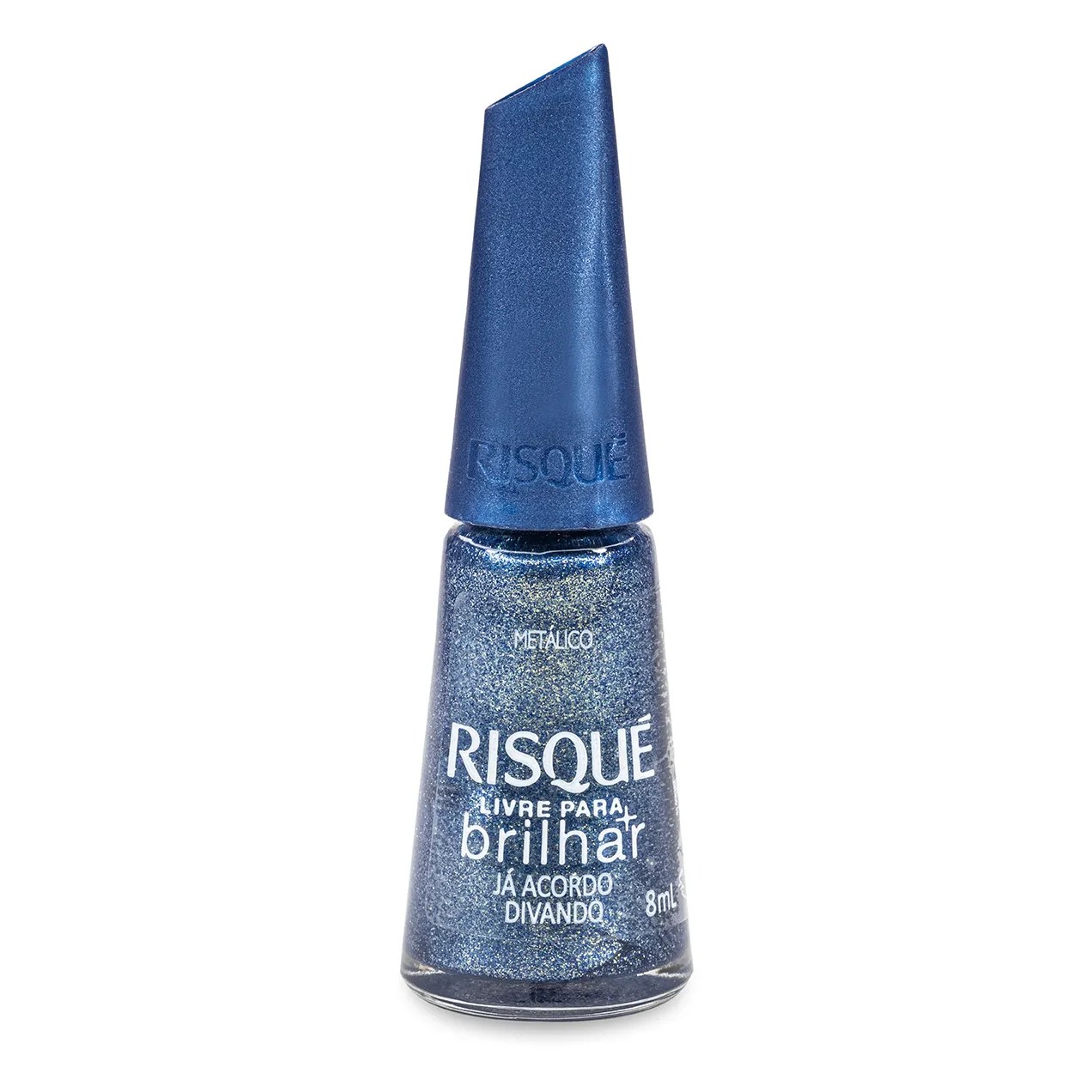 Esmalte Glitter Risqué Livre Para Brilhar 8ml – Já Acordo Divando