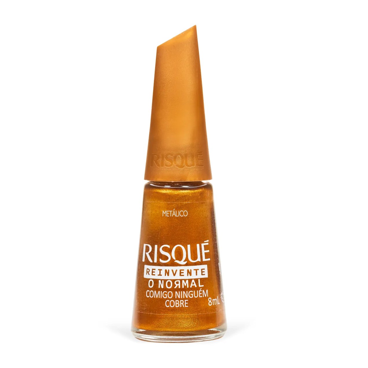 Esmalte Metálico Risqué Reinventando o Normal 8ml – Comigo Ninguém Cobre