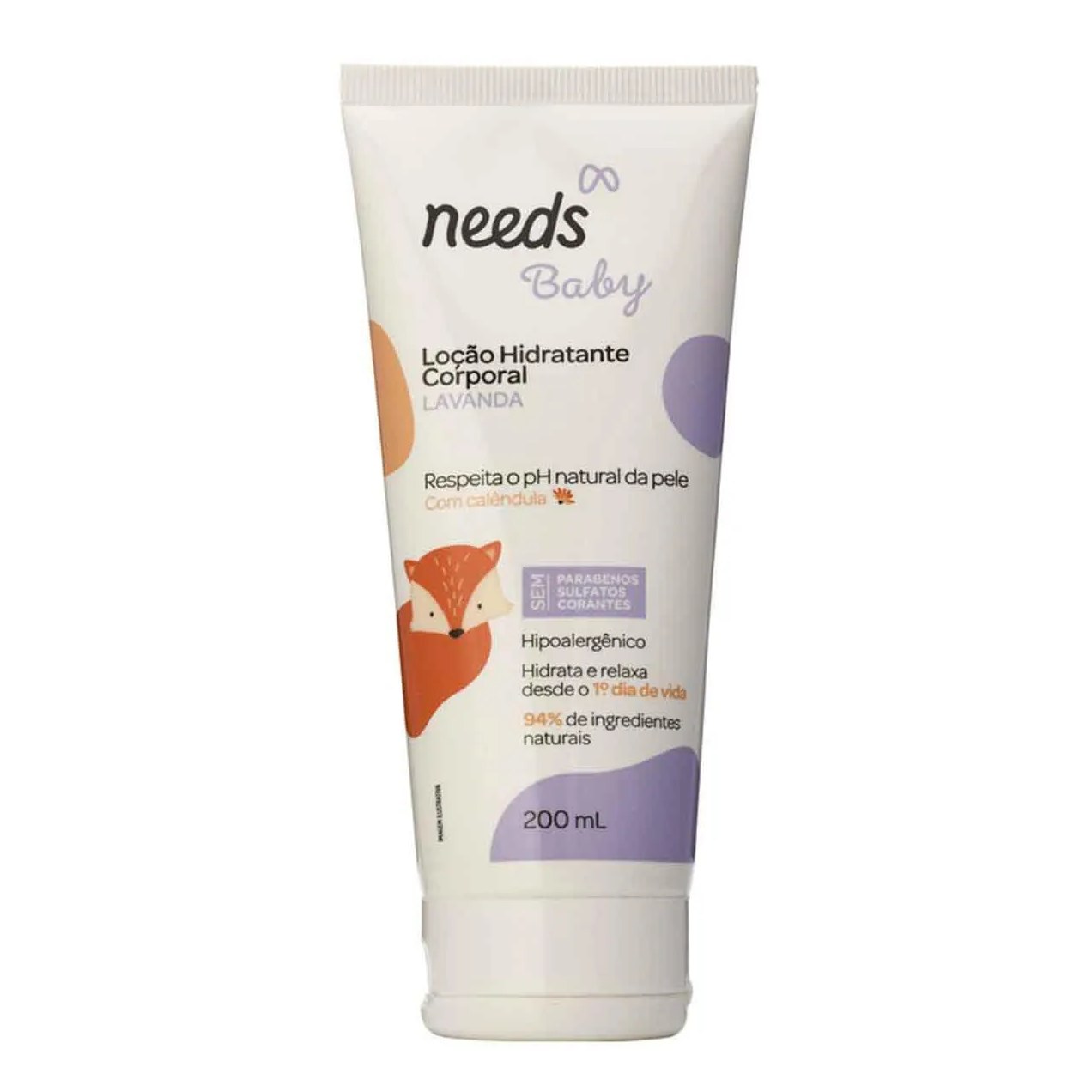 Hidratante Corporal Infantil Needs Baby Lavanda 200ml