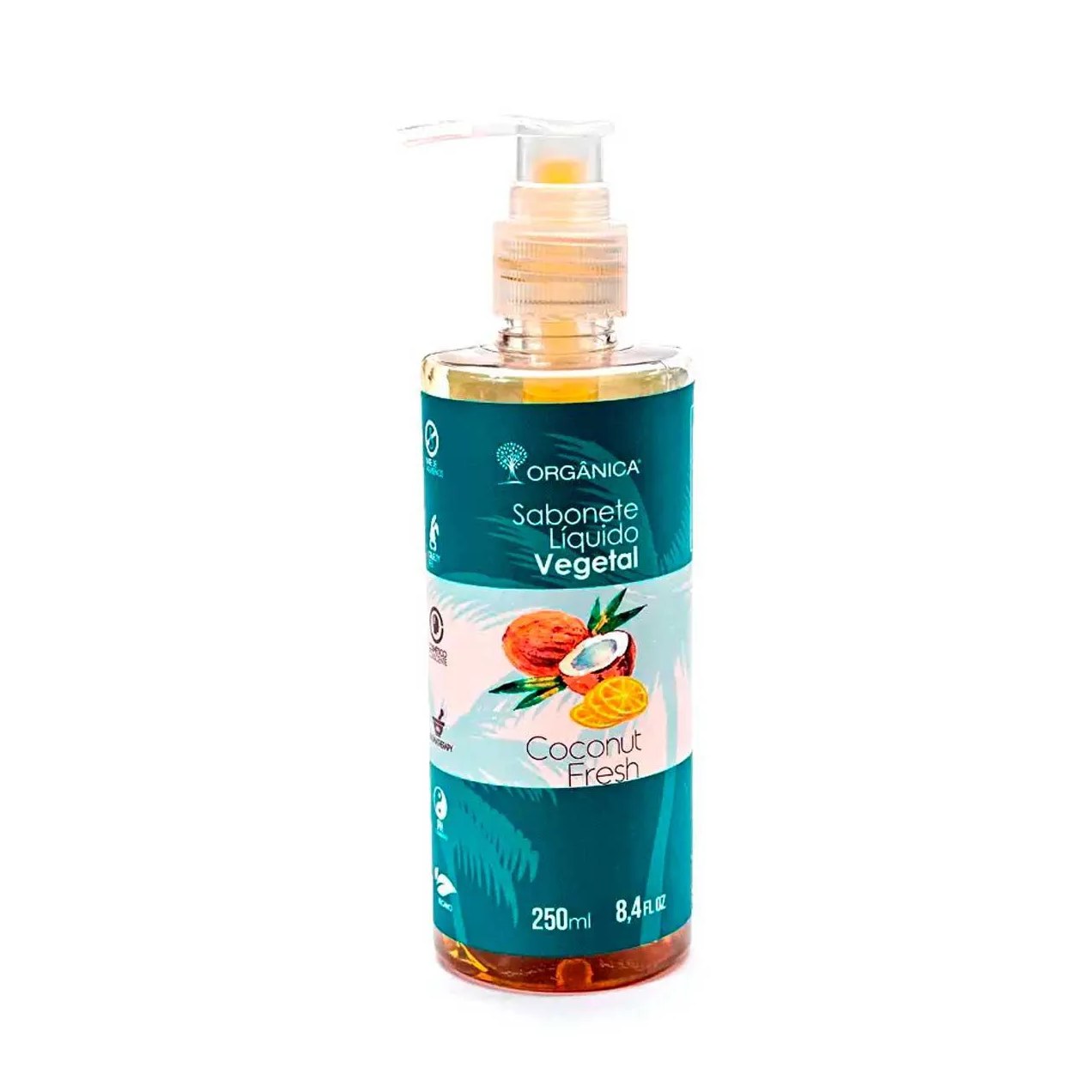 Sabonete Líquido Orgânica Coconut Fresh 250ml
