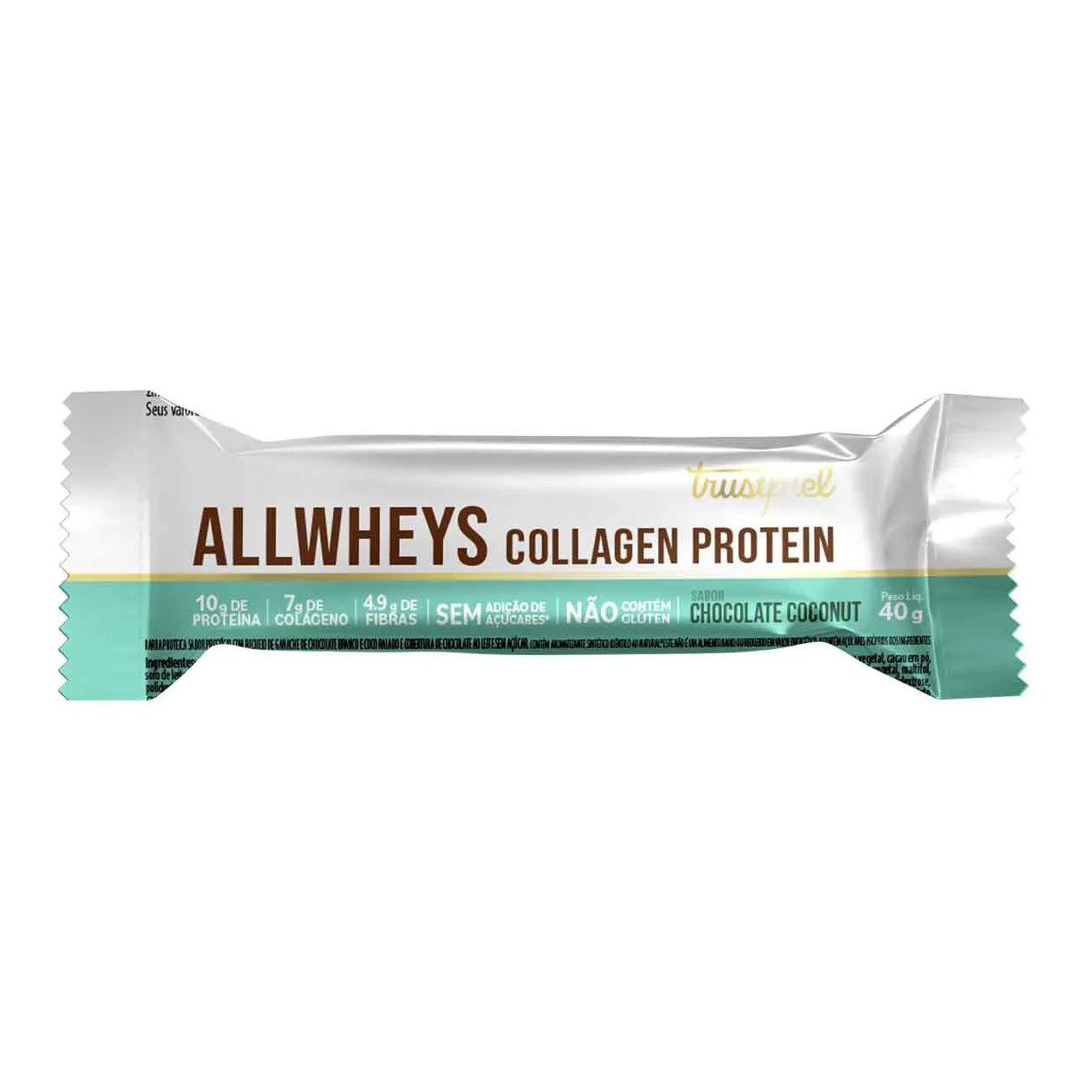 Barra de Proteína Always Collagen Protein Coco com Chocolate 40g