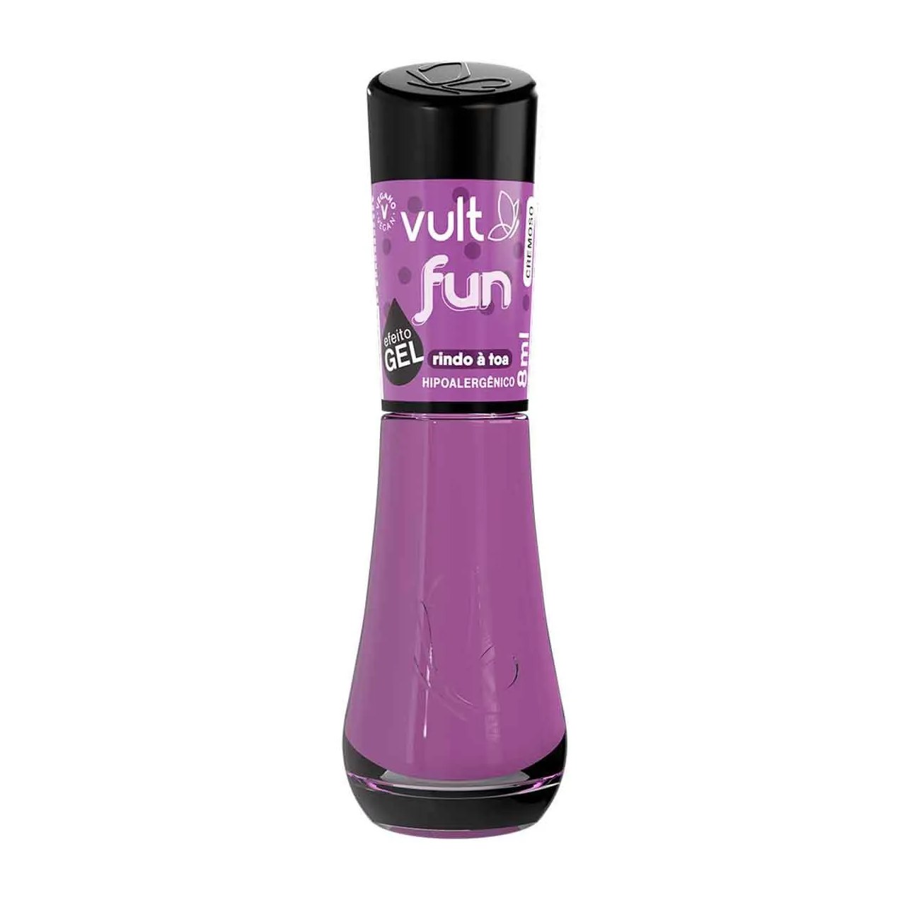 Esmalte Cremoso Vult 5 Free Fun Efeito Gel 8ml - Rindo à Toa
