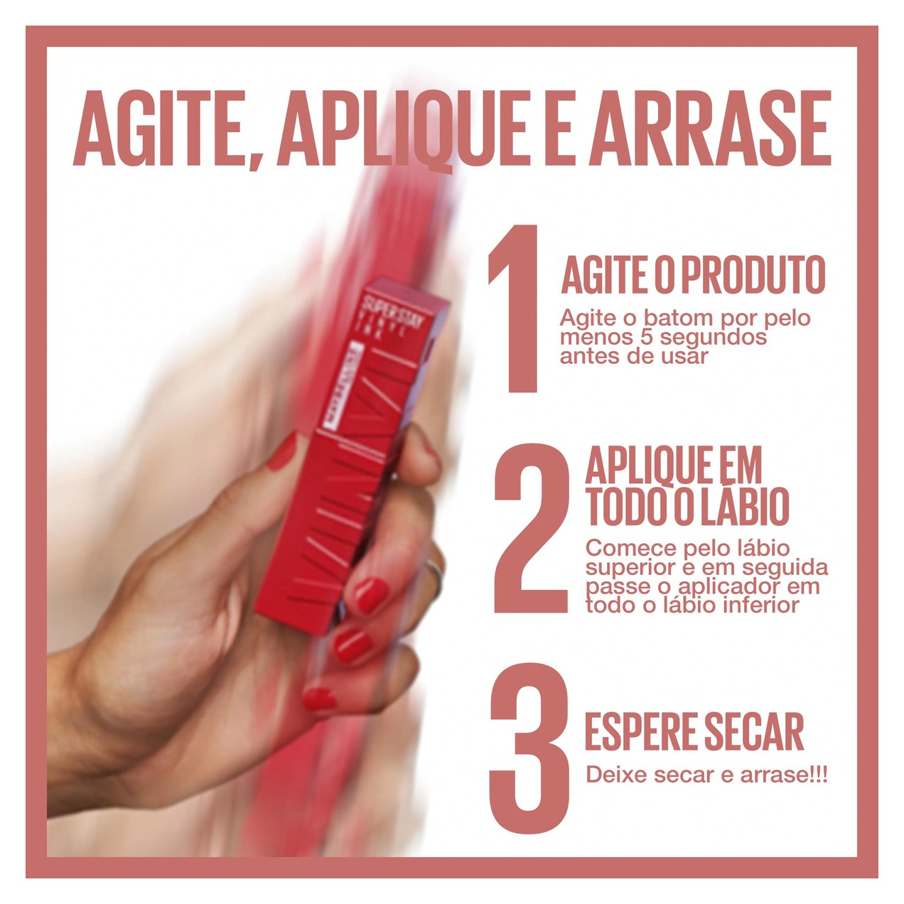 Batom Líquido Maybelline Superstay Vinyl Ink Efeito Espelhado 4,2ml - Charmed