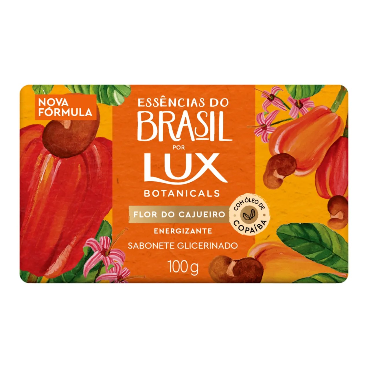 Sabonete em Barra Lux Botanicals Essências do Brasil Flor do Cajueiro 100g