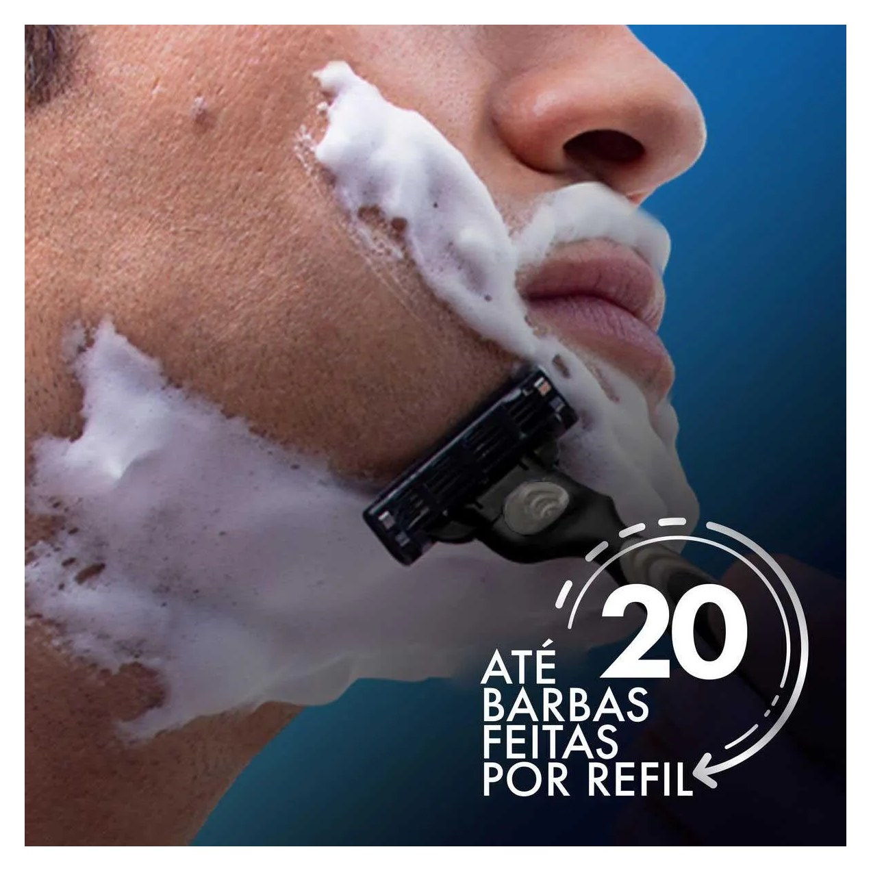 Kit Barbeador Gillette Mach3 Acqua Grip 1 aparelho + 2 cargas