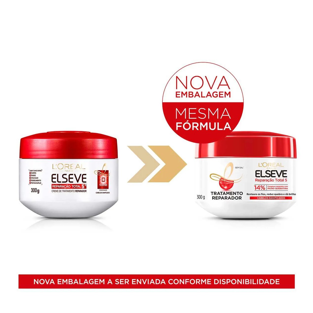 Kit L'Oréal Paris Elseve Cronograma Capilar - Creme de Tratamento Óleo Extraordinário Nutrição Intensa + Preenchedor Hidra Hialurônico + Reparação Total 5