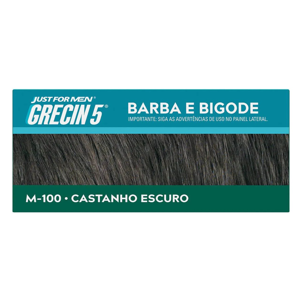 Tonalizante Grecin 5 Just For Men Color Gel Barba e Bigode - Castanho Escuro
