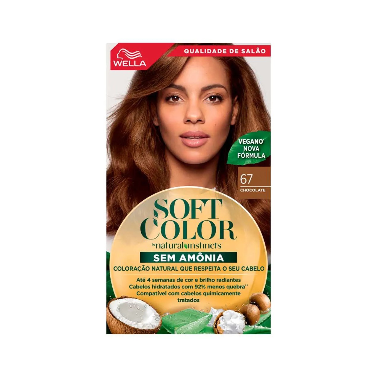 Tinta de Cabelo Semi-Permanente Soft Color - 67 Chocolate