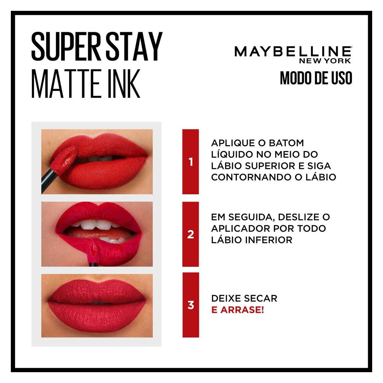 Batom Líquido Longa Duração Maybelline SuperStay Matte Ink5ml - 20 Pioneer