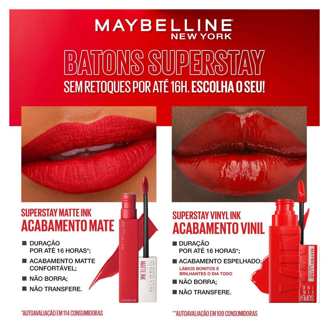 Batom Líquido Longa Duração Maybelline Superstay Matte Ink 5ml - 65 Seductress