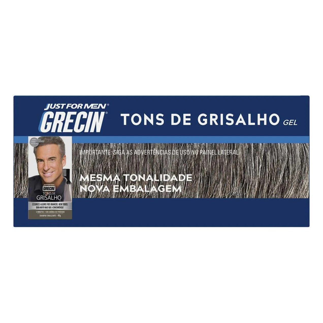 Gel Tonalizante Grecin Tons de Grisalho com 40g
