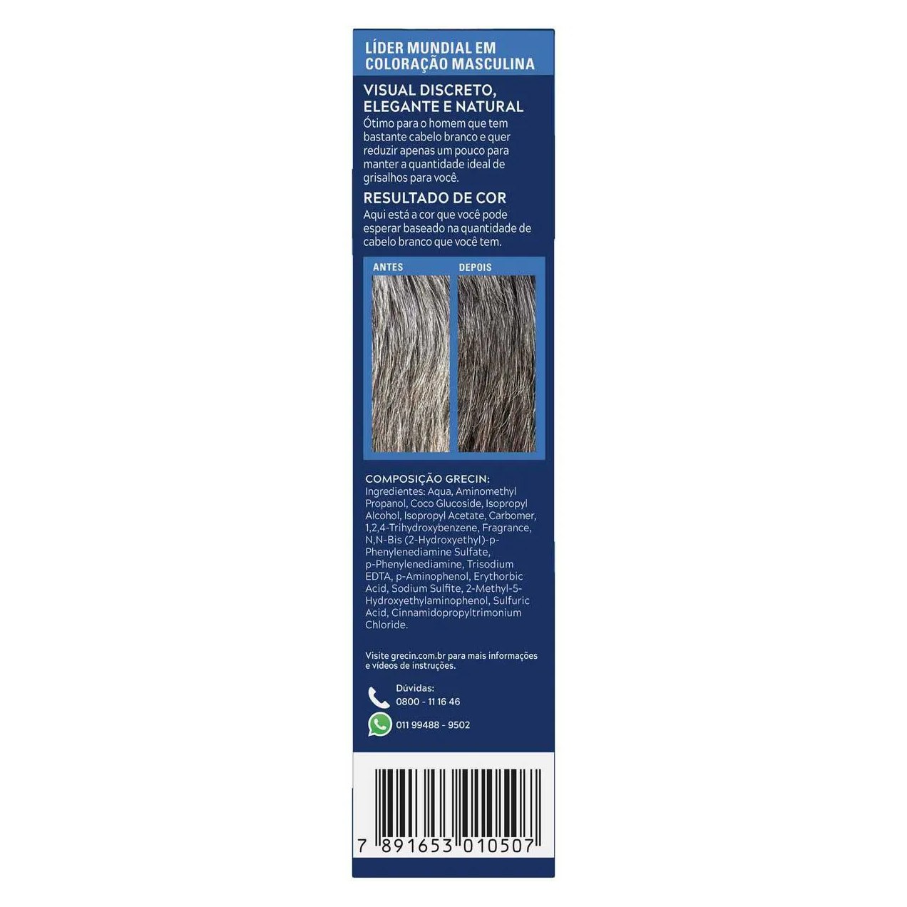 Gel Tonalizante Grecin Tons de Grisalho com 40g