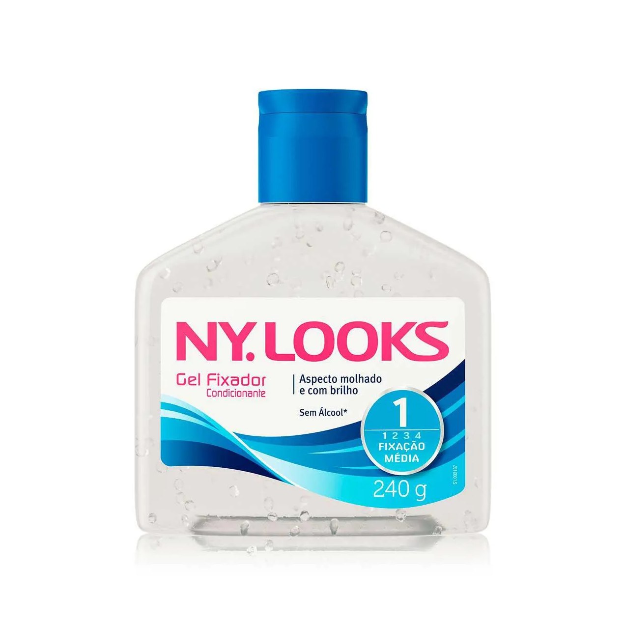 Gel Fixador Capilar Ny Looks Média Fixação com 240g