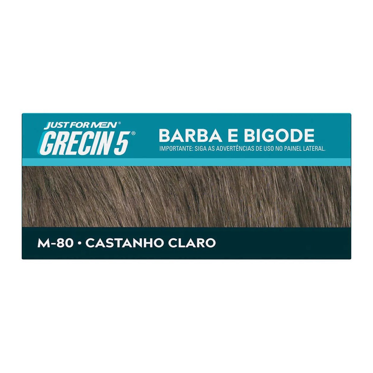 Tonalizante Grecin 5 Just For Men Color Gel Barba e Bigode - Castanho Claro